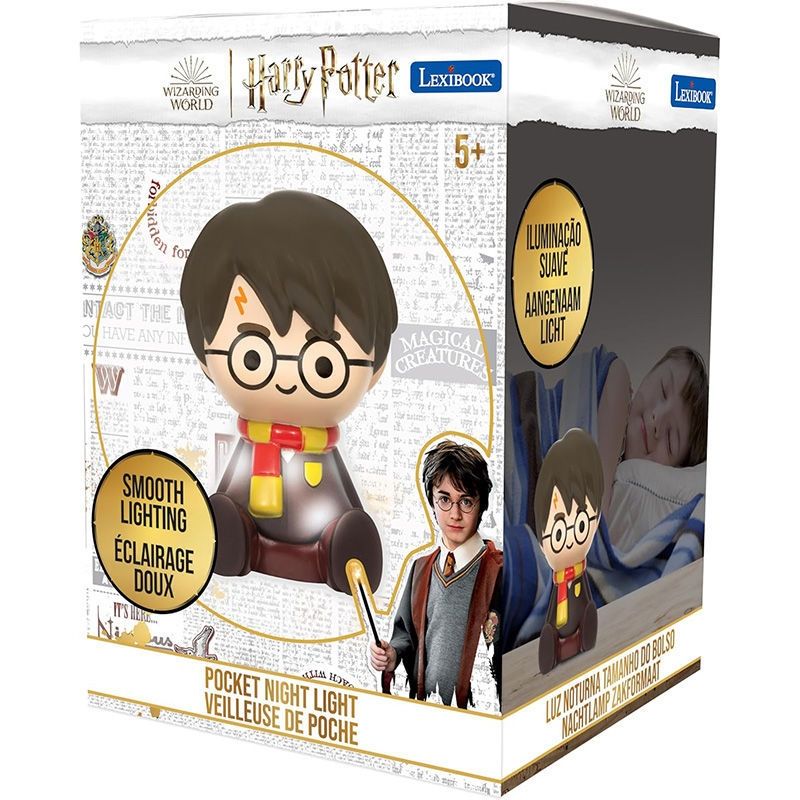 Harry Potter Φωτάκι Νυκτός LED Pocket Size με Μπαταρίες για Παιδικό Δωμάτιο Lexibook NLJ01HP