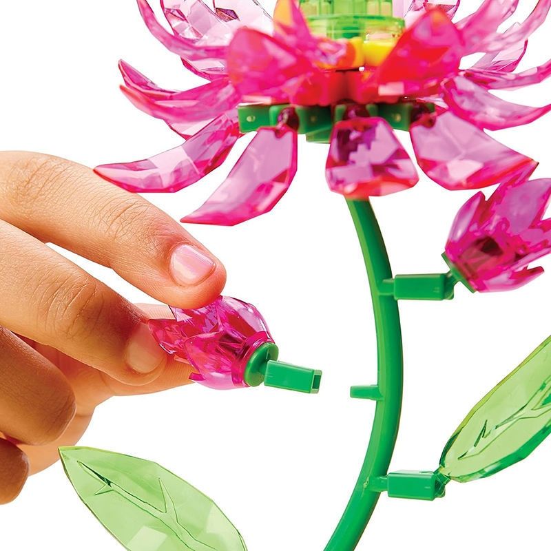 Crystal Gem Single Lotus Bouquet - DIY Κρυστάλλινο Λουλούδι Λωτού με 75+ Κομμάτια - 8+ Ετών Lexibook CRSS61