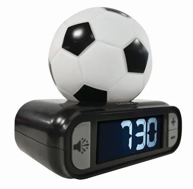 Παιδικό Ξυπνητήρι Football με 3D Νυχτερινό Φως & Ηχητικά Εφέ Lexibook RF.RL800FO
