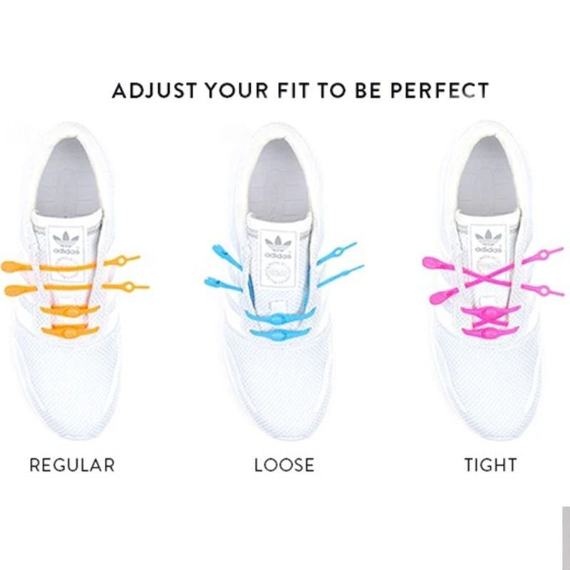 Λαστιχοκορδόνια Χρώματος Μαύρο Smart Laces – 14 Τεμάχια (9250)
