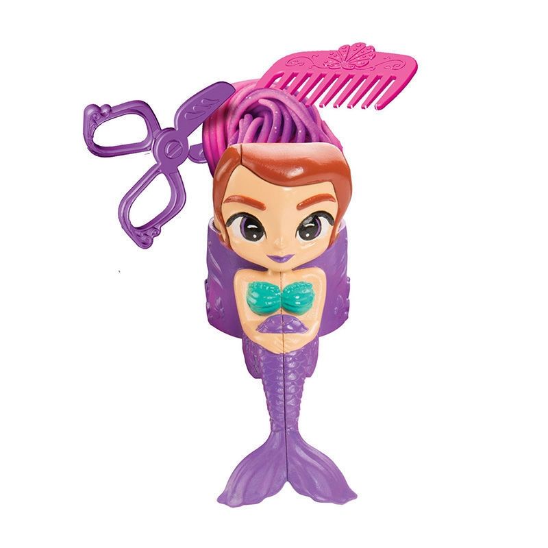 Cra-Z-Art Softee Dough Mermaid Stylin' Salon - Κομμωτήριο Γοργόνων με Πλαστελίνη Γκλίτερ (3+ Ετών) Lexibook CRDOUGH12