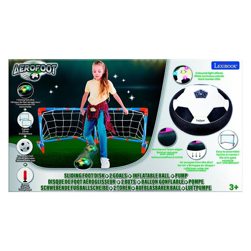 Aerofoot Hovercraft Football Disc Lexibook με 2 Τέρματα - Παιχνίδι 3+ Ετών JG981