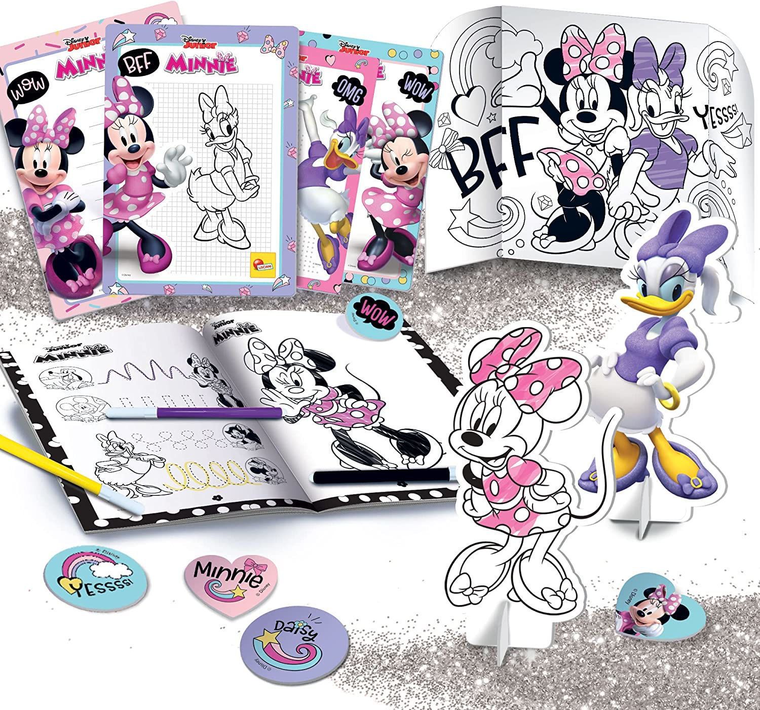 Σακίδιο Minnie Σχεδιάζω & Χρωματίζω Lisciani | Δημιουργικό Σετ Disney Junior για Παιδιά 4+