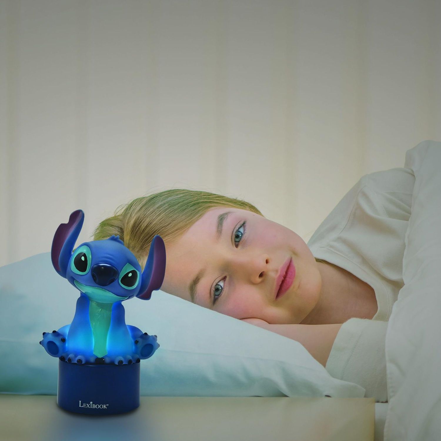 Νυχτερινό Φωτάκι Led Disney Stitch Night Light με Ηχείο & Αλλαγή Χρώματος Lexibook NS01D
