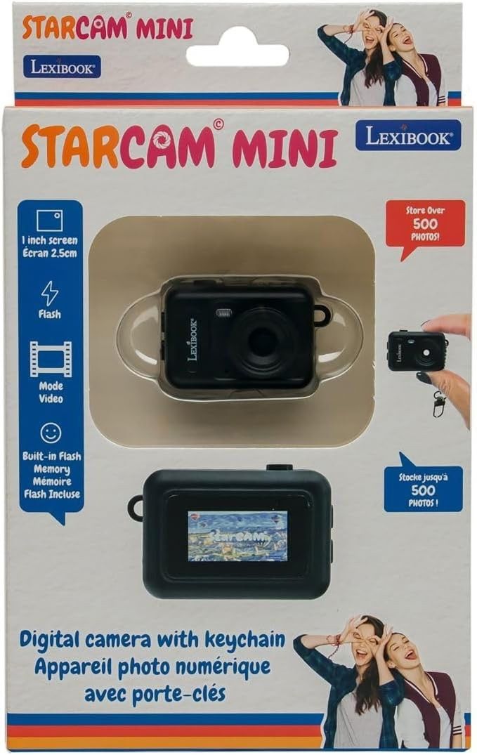 Lexibook StarCam Mini Παιδική Ψηφιακή Φωτογραφική Μηχανή – Μαύρη