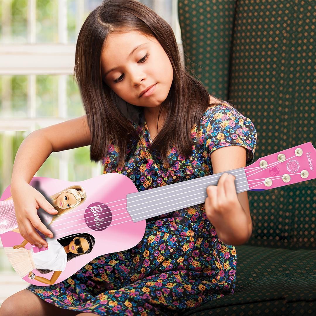 Η πρώτη μου κιθάρα Barbie με 6 νάιλον χορδές, και 53 cm μήκος Lexibook K200BB