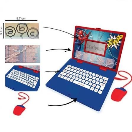 Εκπαιδευτικό Δίγλωσσο Laptop Lexibook  Spiderman