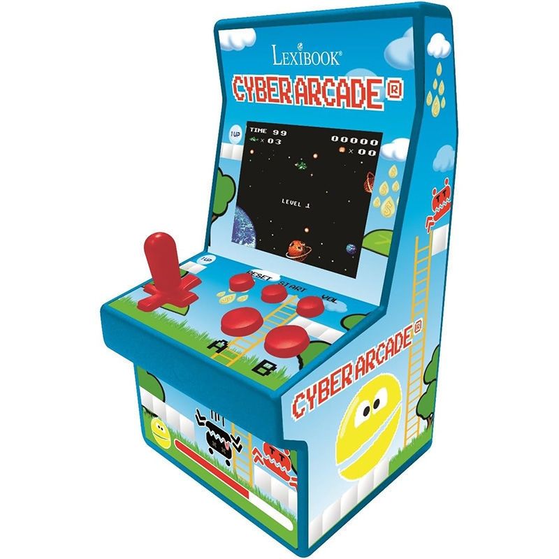 Cyber Arcade Lexibook - Μίνι Κονσόλα με 200 Παιχνίδια και Οθόνη 2.8" - 3+ Ετών