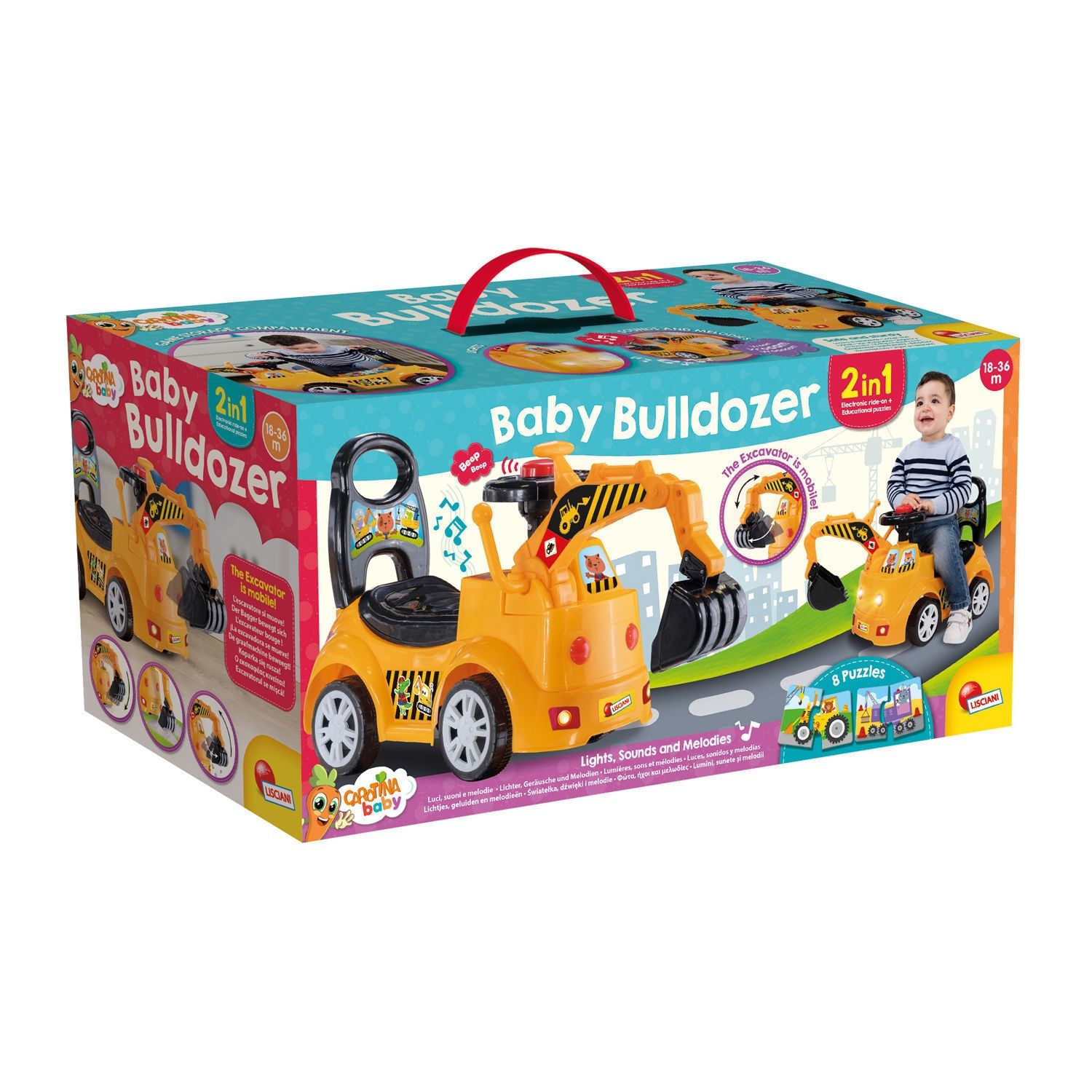 Περπατούρα Baby Bulldozer 2 σε 1 Carotina Baby 102242