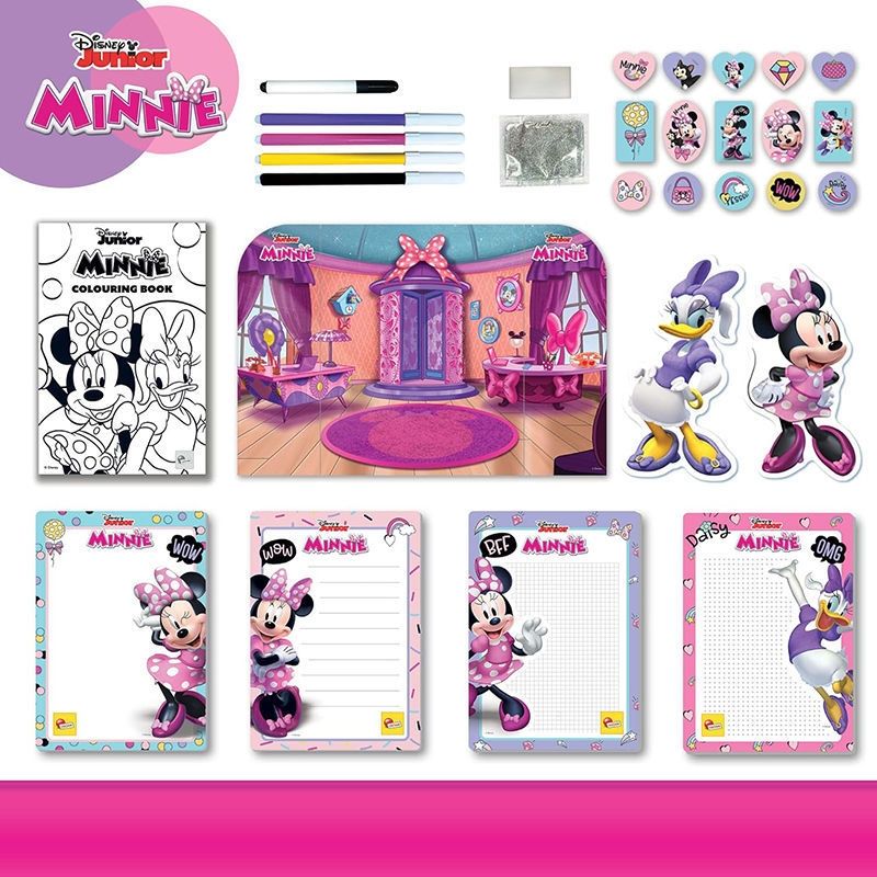 Σακίδιο Minnie Σχεδιάζω & Χρωματίζω Lisciani | Δημιουργικό Σετ Disney Junior για Παιδιά 4+