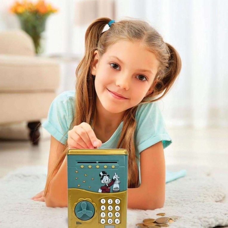 Lexibook Disney Scrooge McDuck – Ηλεκτρονικός Κουμπαράς Χρηματοκιβώτιο με Κωδικό & Ήχους JG150SC