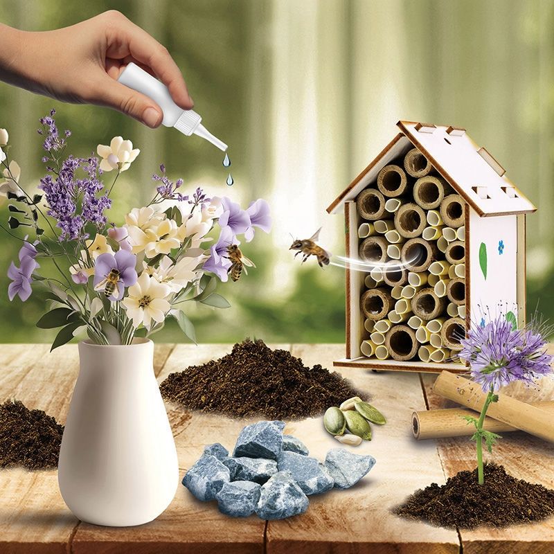 Εργαστήριο Μελισσοκομίας I'm a Genius με Bee Hotel, Κεριά & Πειράματα 7-12 Ετών Lisciani 110292