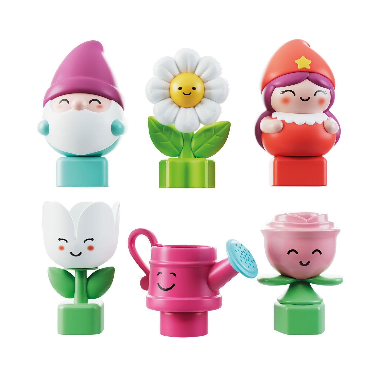 Carotina Baby Edu Shapes - Κήπος με Νάνους & Λουλούδια (Παιχνίδι Σχημάτων) Lisciani 109951