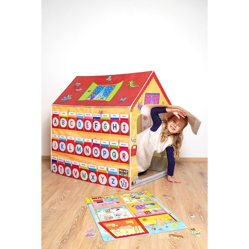 Εκπαιδευτικό Σπίτι Montessori με Δραστηριότητες Lisciani 88782 - Παιδικό Καταφύγιο 3-6 Ετών
