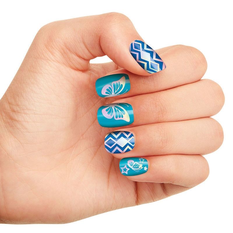 Cra-Z-Art My Look Trendy Nail Expressions - Στούντιο Διακόσμησης Νυχιών με Αυτοκόλλητα & Κρύσταλλα (8+ Ετών) Lexibook CRSS19