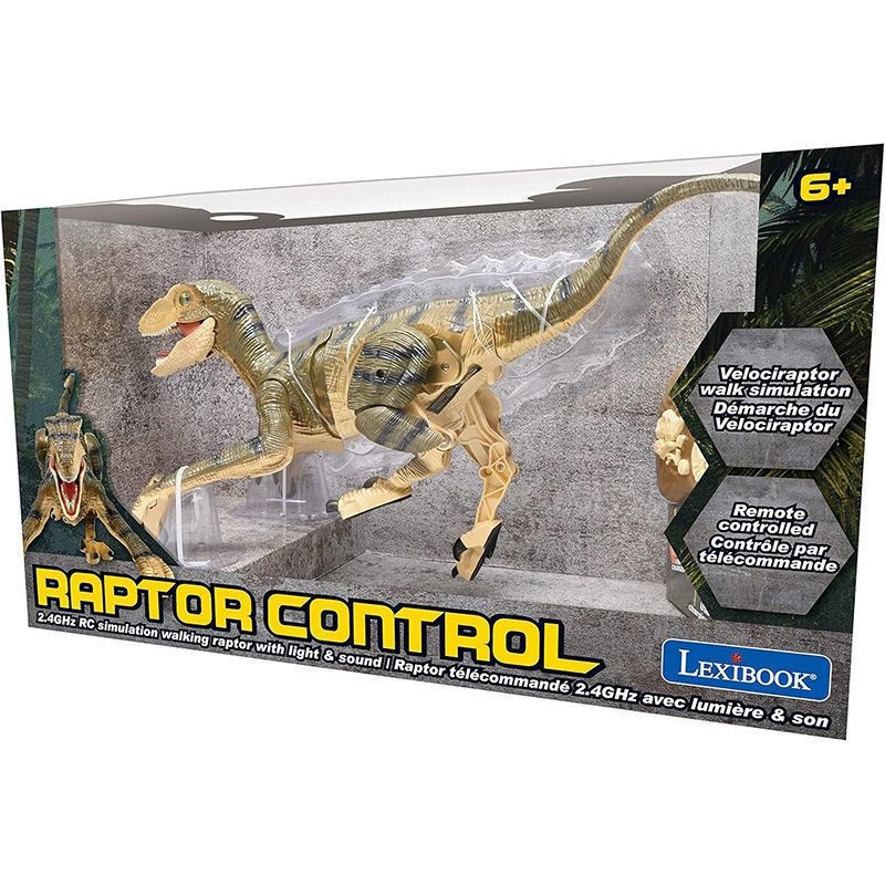 Lexibook RC Velociraptor DINO01 - Τηλεκατευθυνόμενος Δεινόσαυρος με Φωτεινά & Ηχητικά Εφέ