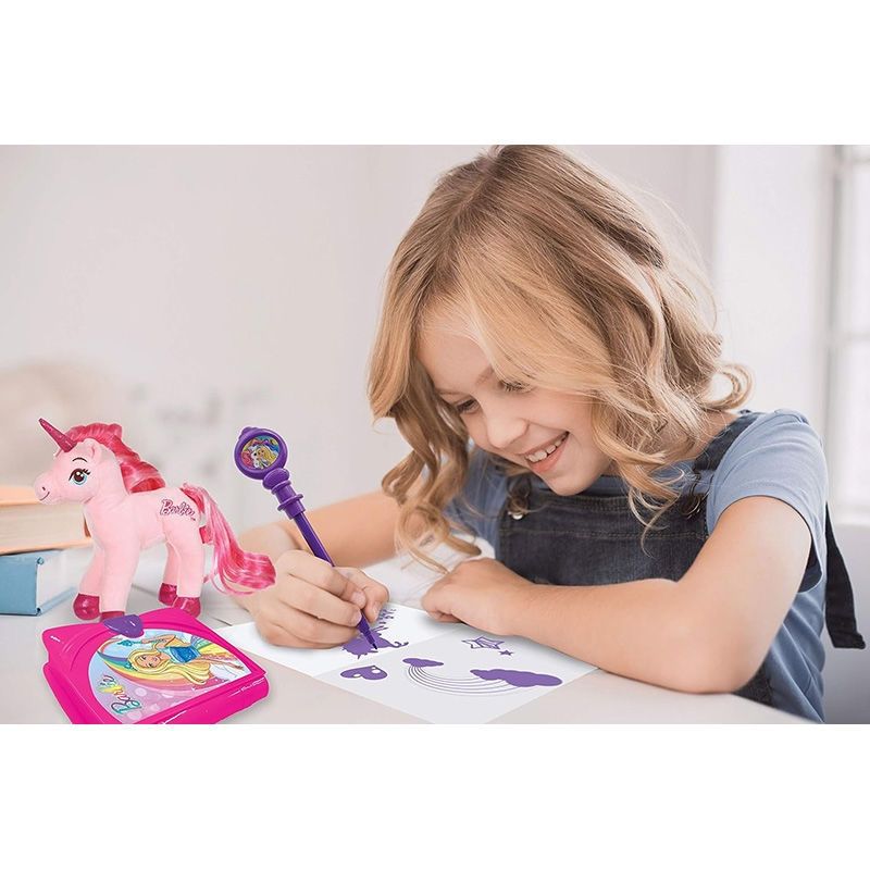 Barbie Ηλεκτρονικό Μυστικό Ημερολόγιο Lexibook - Με Λούτρινο Μονόκερο, Φως, Ήχο & Αξεσουάρ SD15BBY