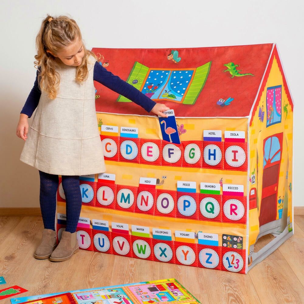 Εκπαιδευτικό Σπίτι Montessori με Δραστηριότητες Lisciani 88782 - Παιδικό Καταφύγιο 3-6 Ετών