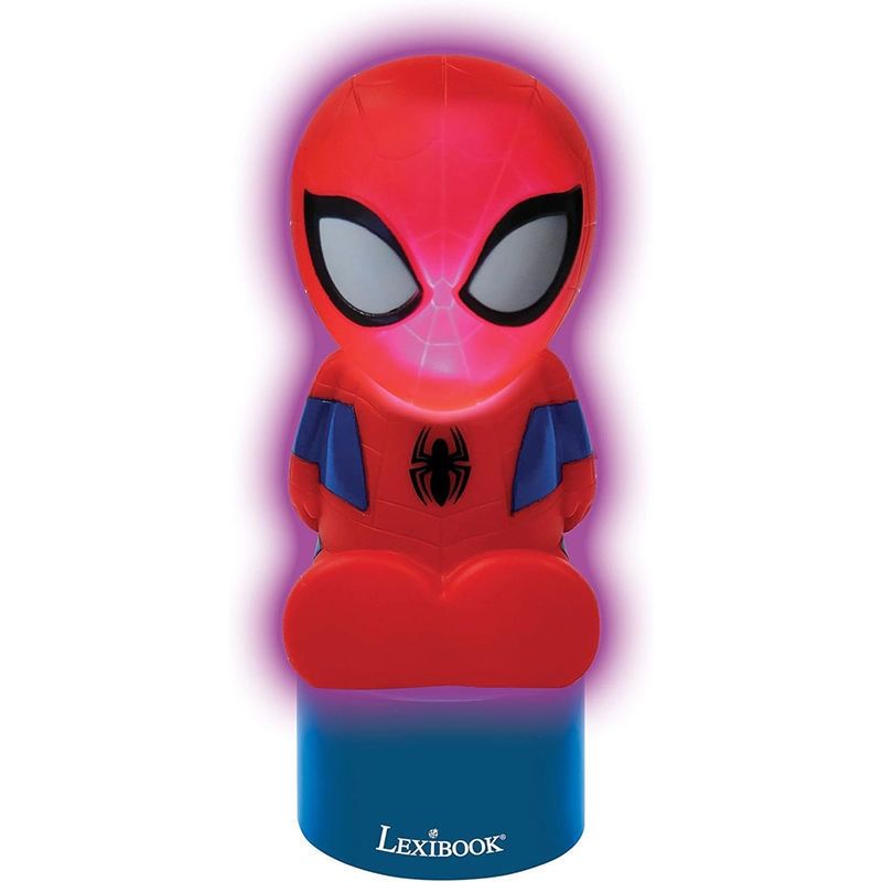 Παιδικό Φωτάκι Νυκτός Spiderman με Ηχείο & Αλλαγή Χρωμάτων - Lexibook NS01SP