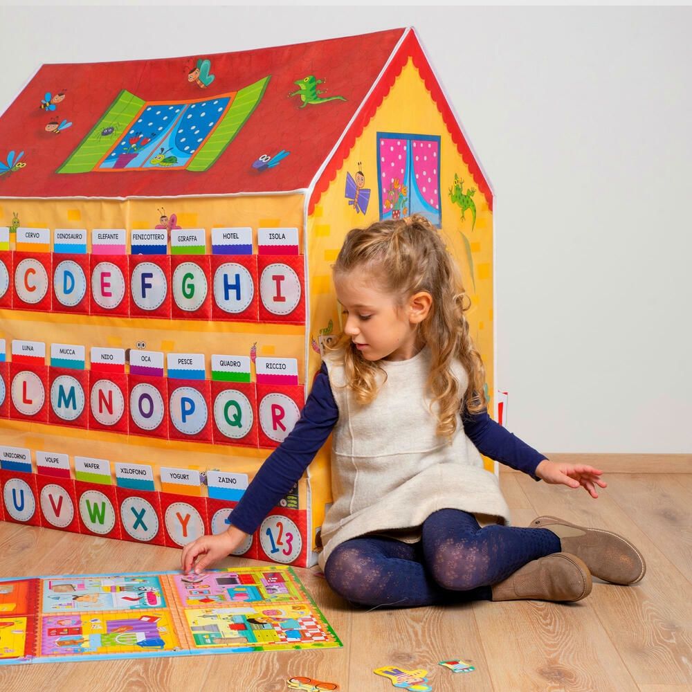 Εκπαιδευτικό Σπίτι Montessori με Δραστηριότητες Lisciani 88782 - Παιδικό Καταφύγιο 3-6 Ετών