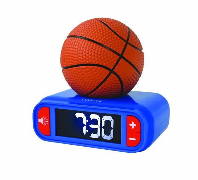 Παιδικό Ξυπνητήρι Basketball με 3D Νυχτερινό Φως & Ηχητικά Εφέ Lexibook RL800BA