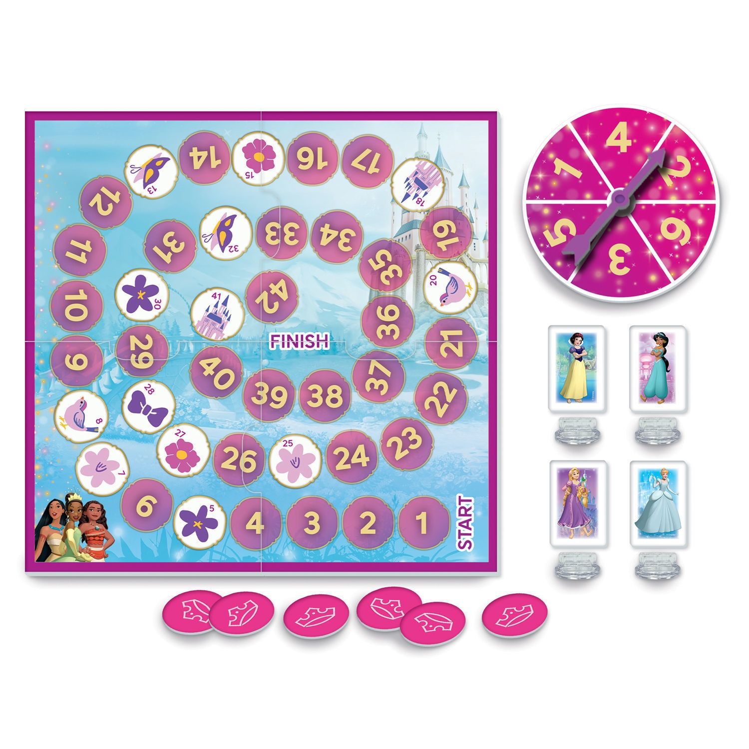 Επιτραπέζιο Super Game Mini Disney Princess – Παιχνίδι Τσέπης για 2-4 Παίκτες | 4+ Ετών - 113224