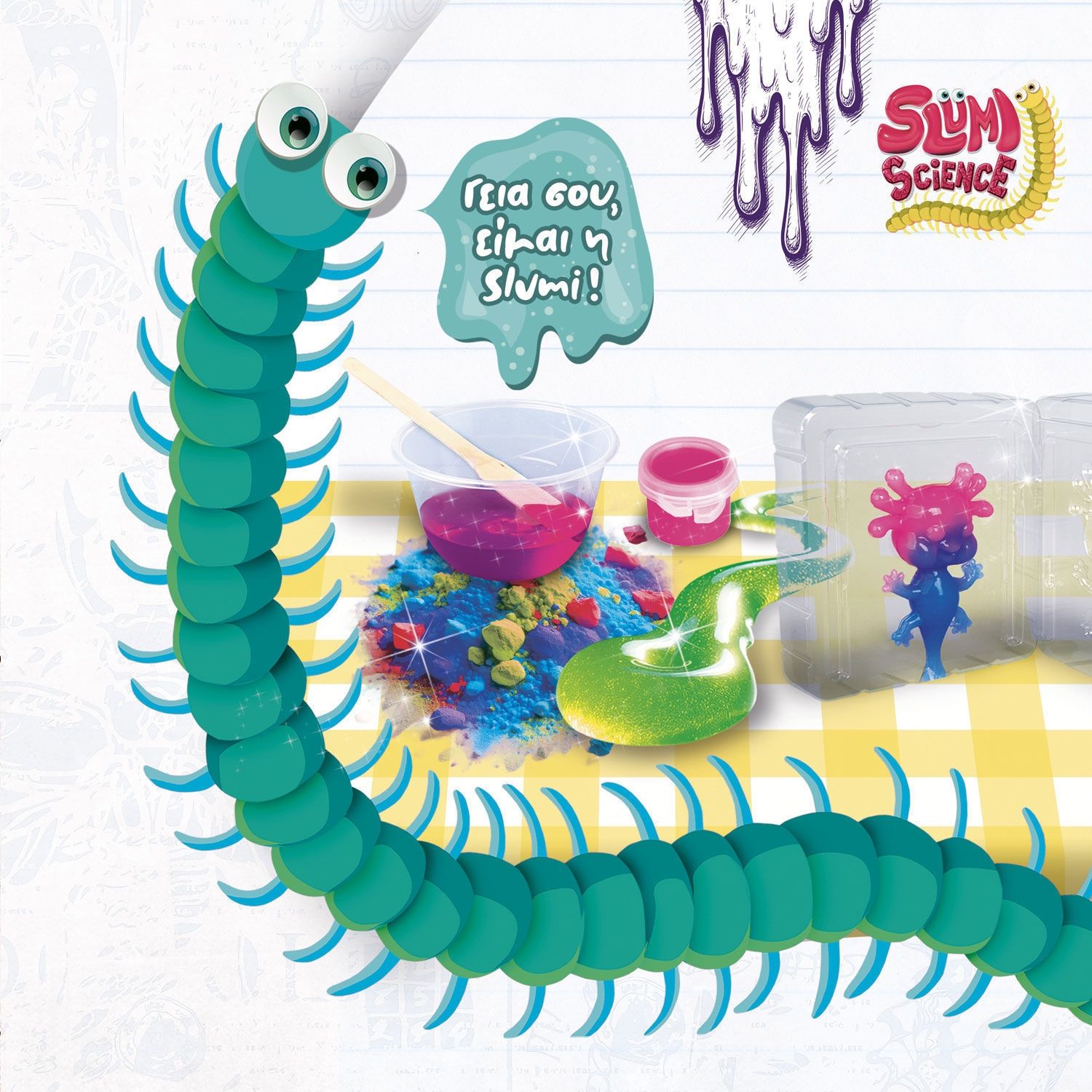 Slumi Science Pocket Squish Axolotl