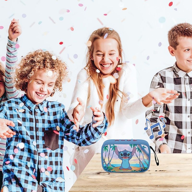 Παιδικό Φορητό Ηχείο Stitch Bluetooth Lexibook | TWS, USB-C, Μπαταρία 4 ωρών BT018D