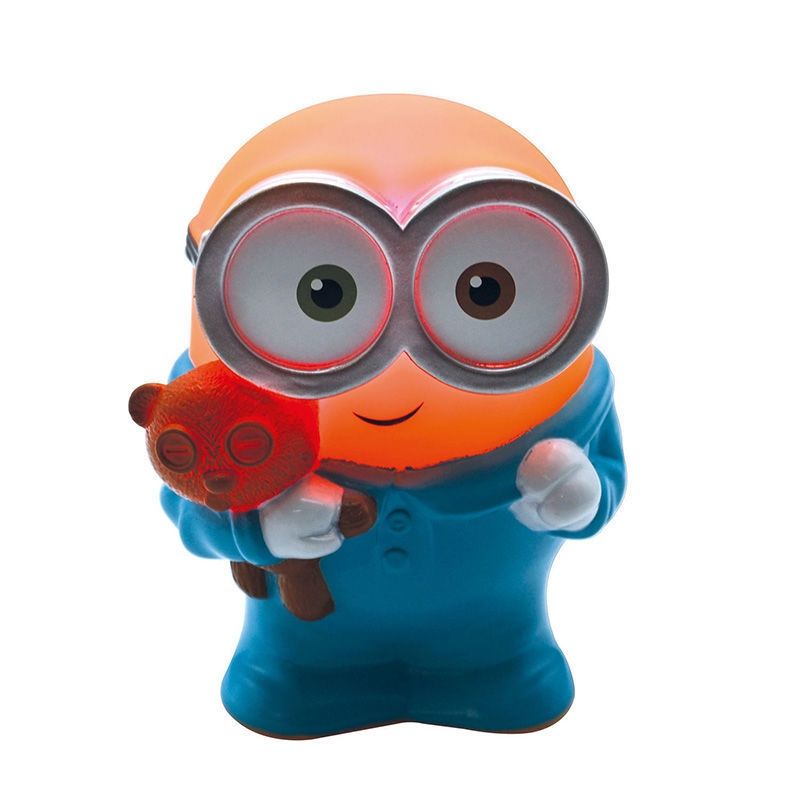 3D Φως Νυκτός Minions με Αλλαγή Χρωμάτων - LED Παιδικό Φωτάκι 13cm για Δωμάτιο- Lexibook NLJ01DES