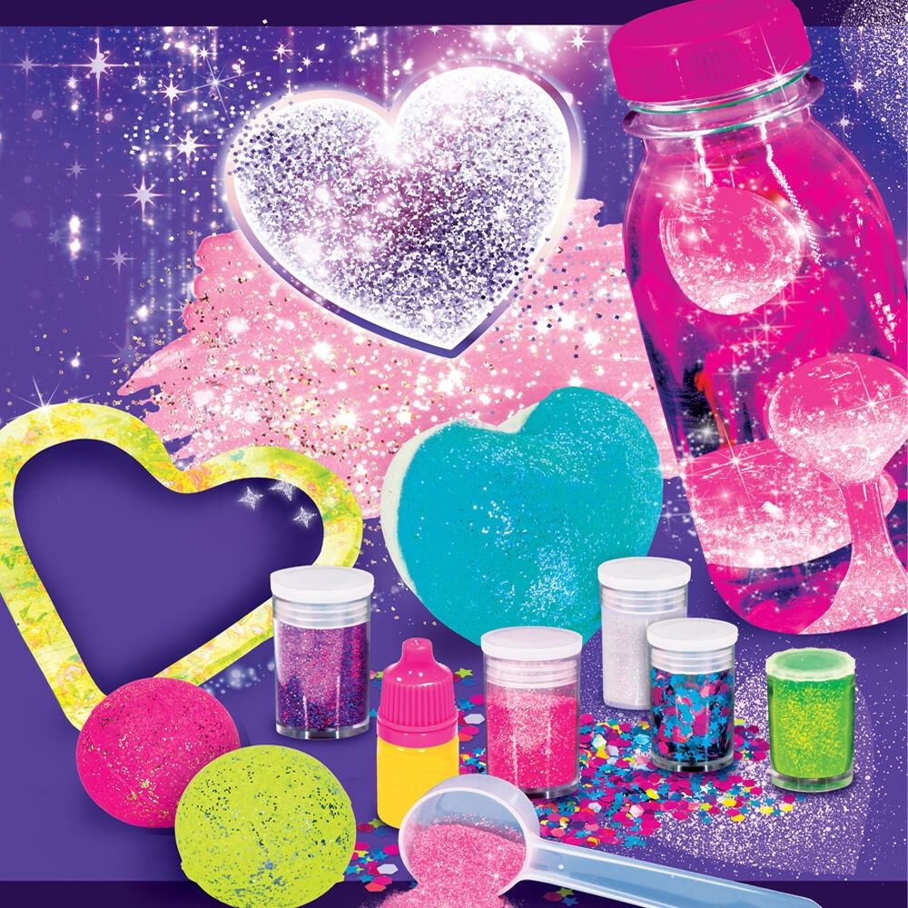 Εργαστήριο Glitter Lisciani - Εκπαιδευτικό Σετ με Λαμπερά Πειράματα & Κρυστάλλους 77007