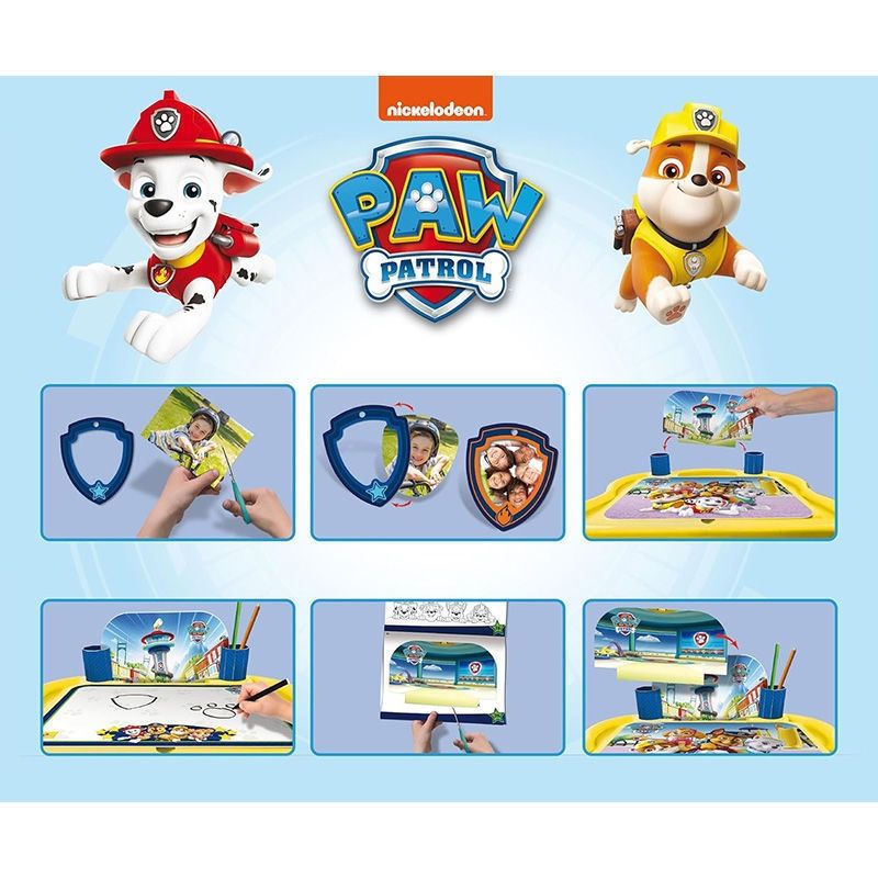 Paw Patrol - Δημιουργικό Θρανίο με Μαρκαδόρους και Αυτοκόλλητα 103331aw Patrol - Δημιουργικό Θρανίο με Μαρκαδόρους και Αυτοκόλλητα Lisciani Giochi  103331