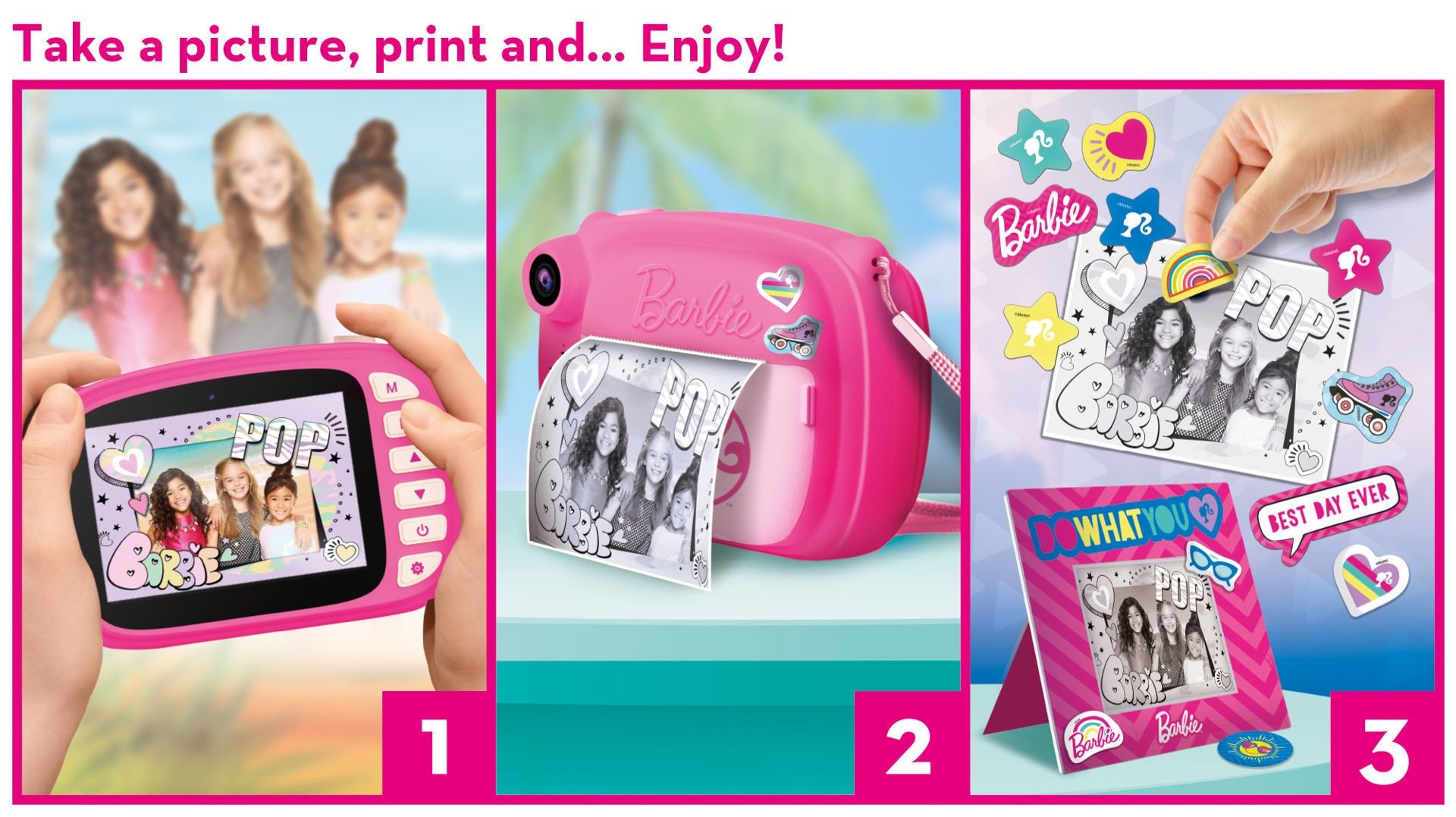 Instant Φωτογραφική Μηχανή Barbie Print Camera 97050 Lisciani