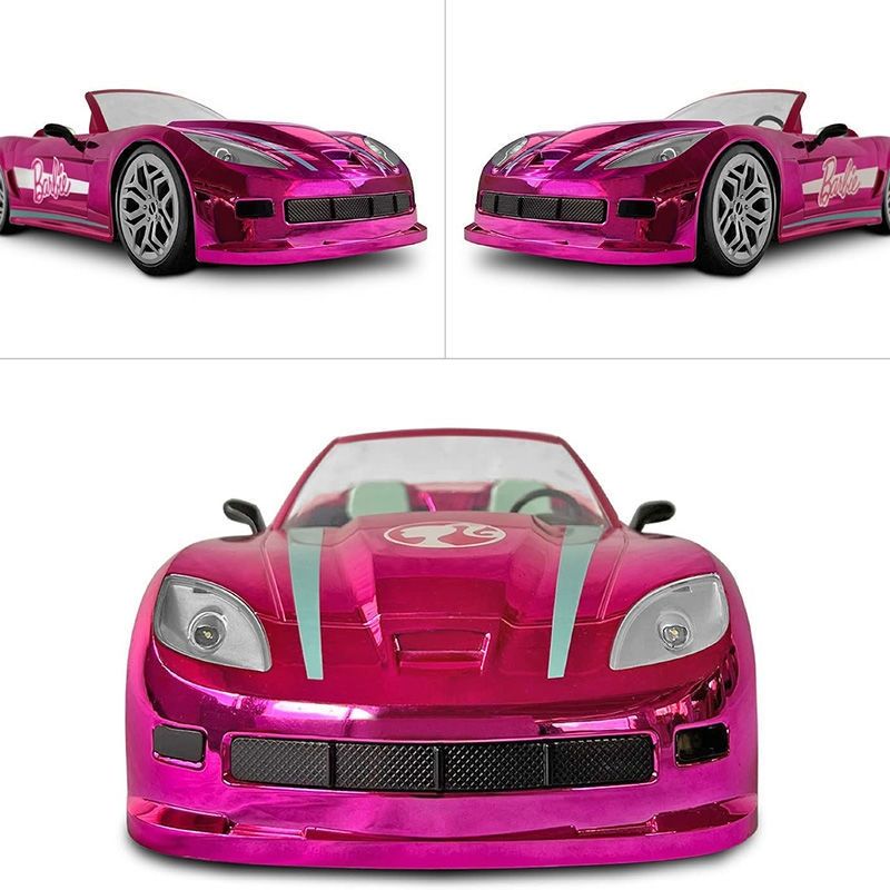 Barbie Τηλεκατευθυνόμενο Αυτοκίνητο RC Dream Car Pink - Διθέσιο Καμπριολέ 40cm με Χειριστήριο 2.4GHz Mondo Motors M63619