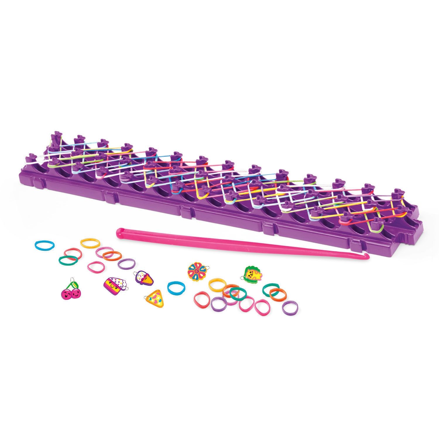 Cra-Z-Loom All-In-One Studio - Βαλιτσάκι με Αργαλειό, 5600 Λαστιχάκια & Αξεσουάρ (8+ Ετών) Lexibook CRLOOM7